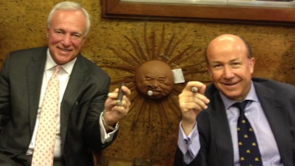 NewSat directors Chuck Ellis (left) and Adrian Ballintine.