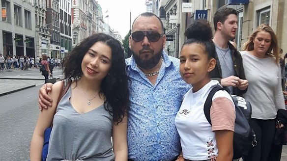 Mother Adriano Urbano, left, received a call for help from her daughter Jessica on the right. 