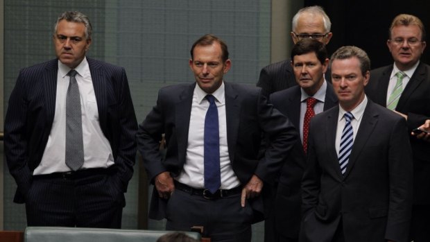Abbott's X-Men: Protecting Australia from the invisible enemy known as Debt aka Deficit.
