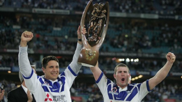 Glory days: Bulldogs great Steve Price (left) wants to put the Bulldogs back on top.