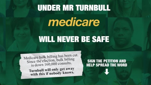 Labor's Save Medicare website, which has also come under legal threats over its use of the Medicare logo.