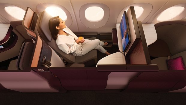Qatar Airways' new business class seat, the 'QSuite', is setting the pace for others in the industry. 
