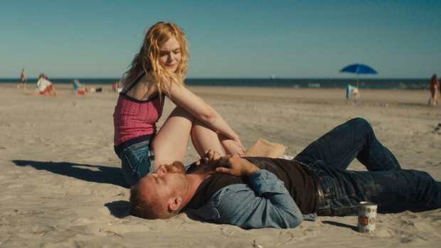 Elle Fanning as Raquel and Ben Foster as Roy Cady in Galveston. 