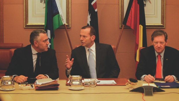 The head of the Prime Minister's Department, Ian Watt (right).