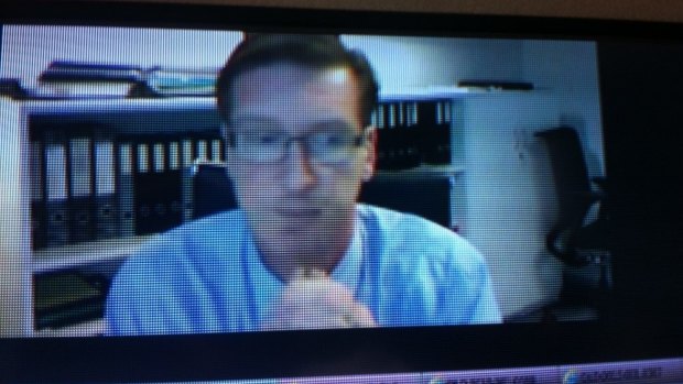 The former head of the Queensland Academy of Sport gives evidence by audio-visual link to the Royal Commission.