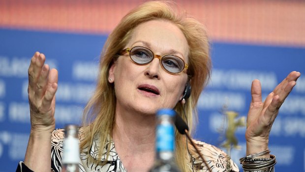 Meryl Streep at the International Jury press conference during the 66th Berlinale International Film Festival on Thursday.