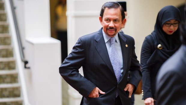 The Sultan of Brunei, Hassanal Bolkiah.
