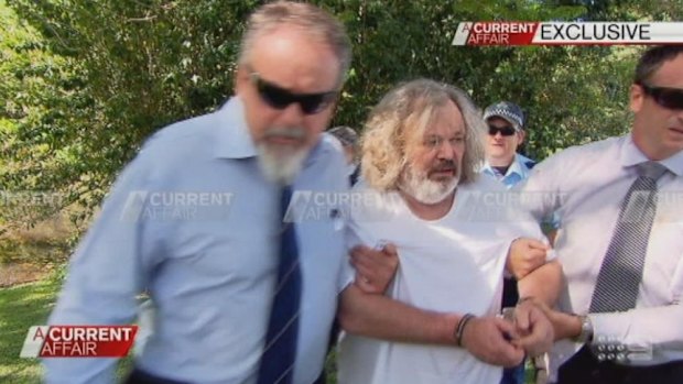 Peter Foster is arrested near Byron Bay.