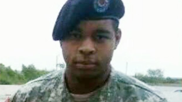 Undated photo shows Micah Johnson, who was a suspect in the Dallas attack.