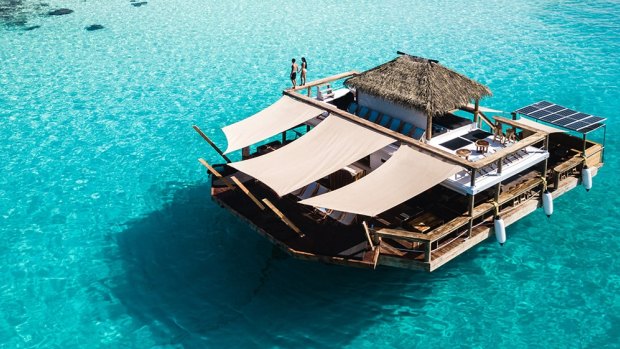 Floating restaurant Cloud 9 is one of Fiji's most iconic dining and drinking options.