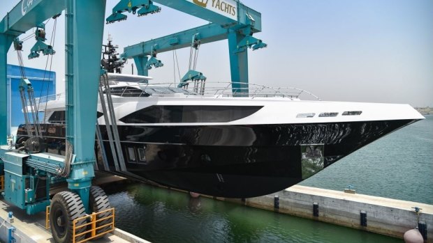 New cruise: Anthony Bell's $15 million super-yacht Ghost II is hitting the water.