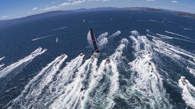"To win a Hobart is such a great honour and to win an eighth Hobart I just can't believe it, so it is just wonderful": Wild Oats XI skipper Mark Richards.