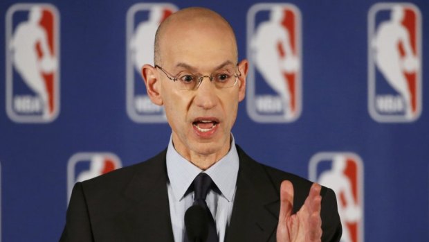 Strong leader: NBA Commissioner Adam Silver.