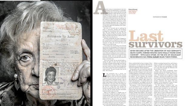 Good Weekend's 2013 feature on Holocaust survivors.