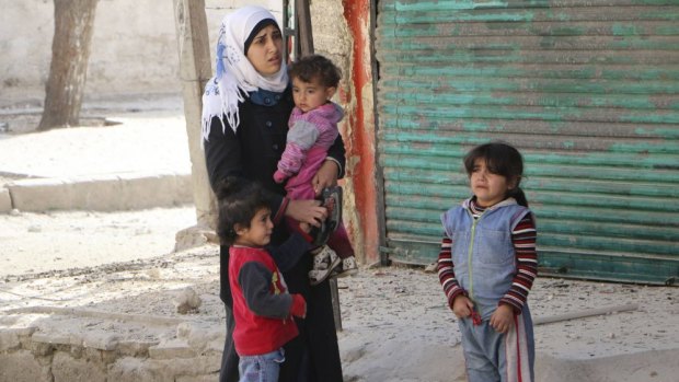 The UN says more than 6.5 million people have been displaced by the Syrian conflict.