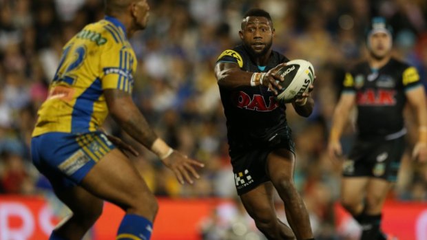 Looking for a big season: Penrith Panthers hooker James Segeyaro knows he must lift.