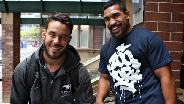 Rookie duo: Siliva Havali (right) and Isaac John are just two of six debutants named to face Australia on Friday.