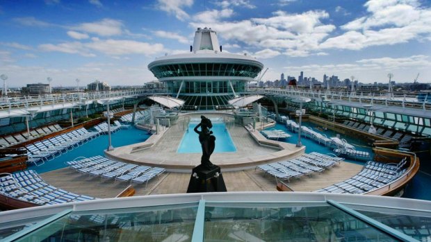 The cruise ship, Legend of the Seas.
