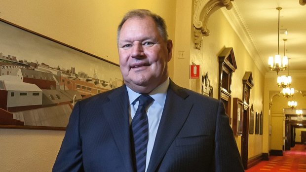 Melbourne Lord Mayor Robert Doyle at Melbourne town Hall.