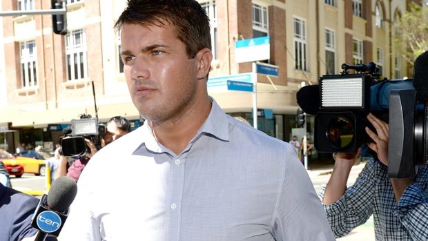 Gable Tostee is seen arriving at the Supreme Court on October 19.