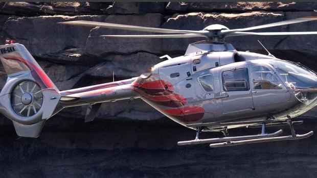 "My pride and joy": the EC135 operated by Richard Green.