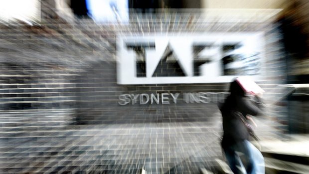TAFE alarm: More than 30,000 students have been driven away this year.