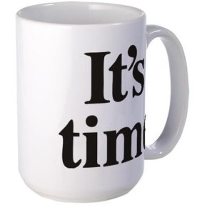 Memorable: It's Time mug.