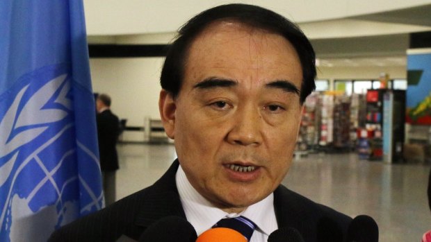 Criticisms: Li Baodong, China's vice-minister of foreign affairs.
