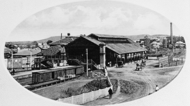 Roma Street Station in the early 1900s.
