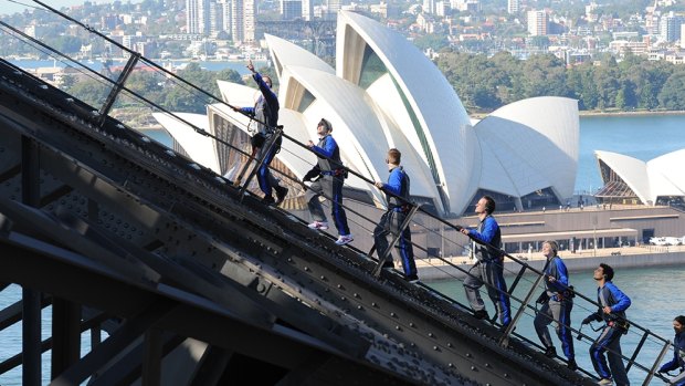For the first time, climbers will be able to traverse the entire length of the Sydney Harbour Bridge's arch.