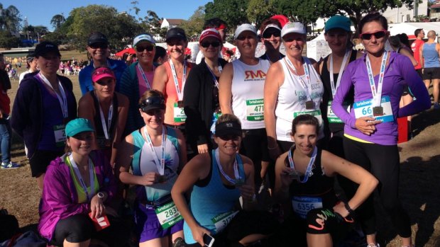 A group of runners from Logan woke at 4.20am to make it for the Brisbane Times City2South.