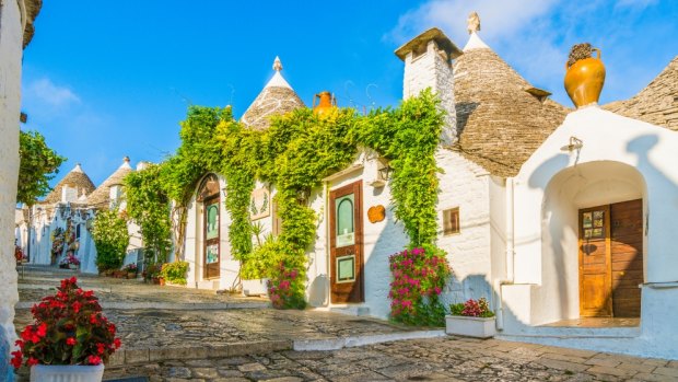 Alberobello is visited by around two million tourists a year.