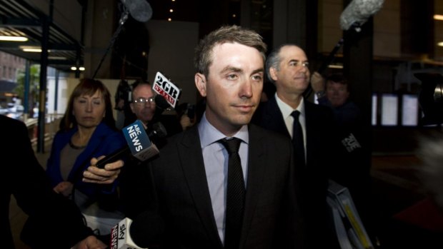 James Ashby outside the Federal Court in 2012.
