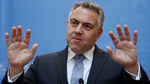 Joe Hockey, Mathias Cormann and their cigars: Smug powerful plutocrats administering a budget of “pain for us all”. 
