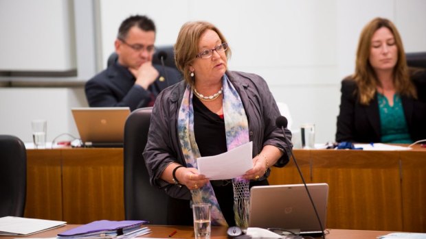 ACT Disability Minister Joy Burch.