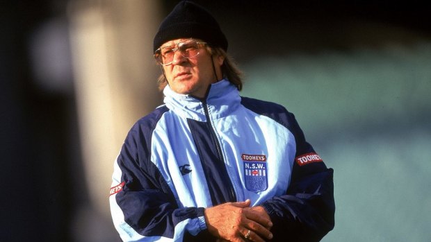Tough stance: Tommy Raudonikis, coach of NSW for the 1997 Origin series, says if the Blues don't win this year's series Laurie Daley has to go.