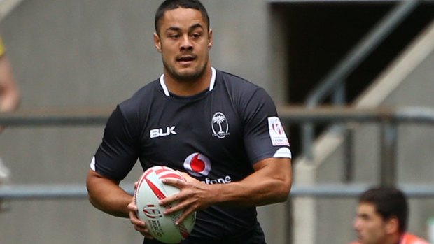Possible Tah: Jarryd Hayne playing for Fiji in the London Sevens.