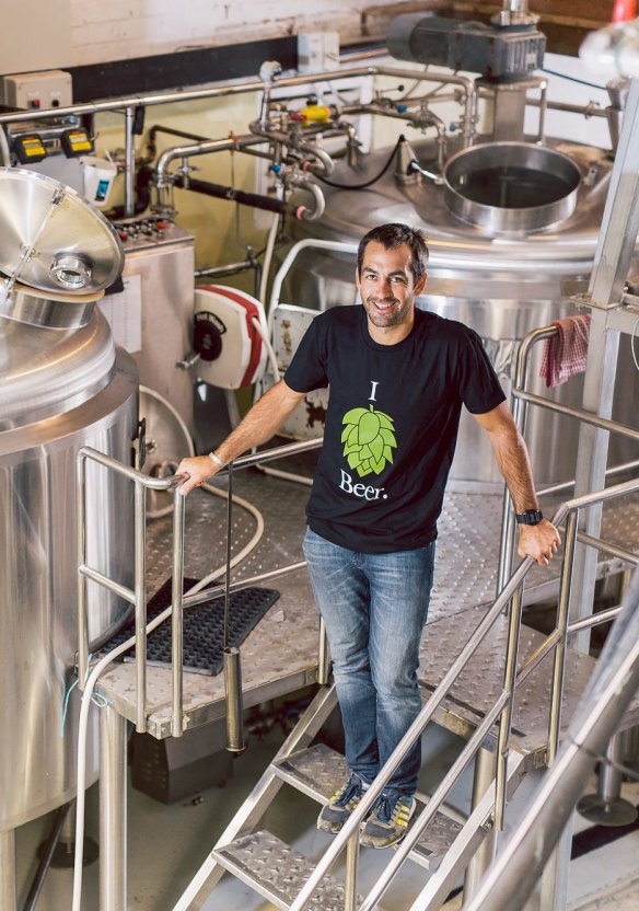 Ben Kraus, of Bridge Road Brewers, is the Willy Wonka of craft beers.