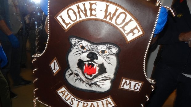 The Lone Wolf bikie gang is based on the south coast.