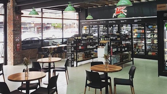 Garage Wine Store and Bar is the right mix of cool and comfortable.