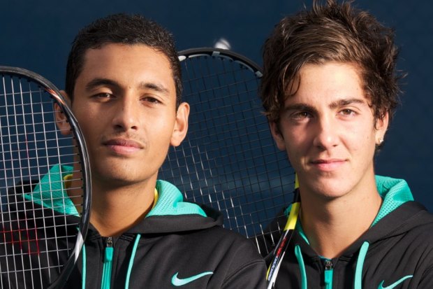Nick Kyrgios, Thanasi Kokkinakis to face grand slam giants