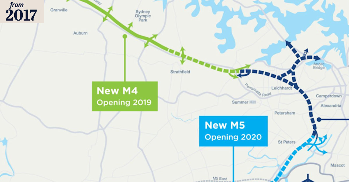 Opening of Sydney's M4 motorway to ease congestion but it comes at a price
