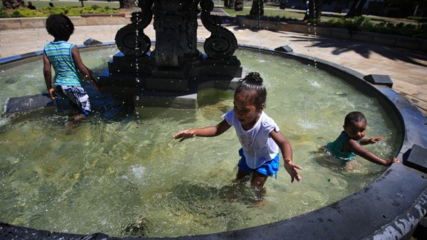 Sydney in early 2013 during a heatwave.