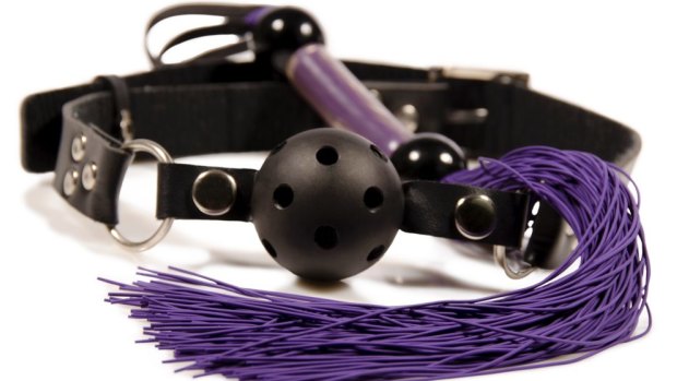 A man allegedly tried to fend off his captors with sex toys.