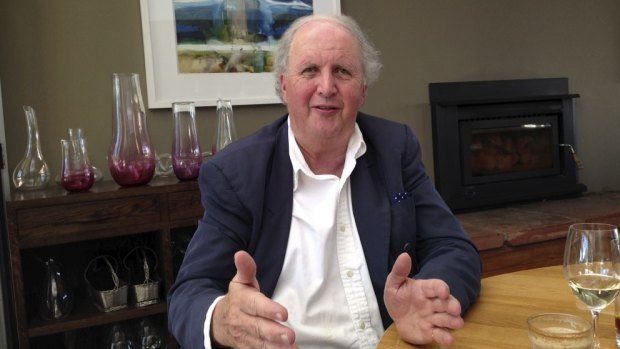 Alexander McCall Smith, author, at the Royal Mail Hotel, Dunkeld.