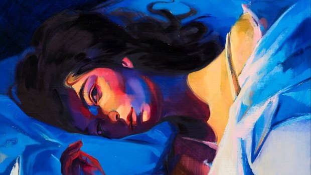 A painting of the singer Lorde from her 