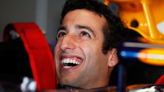 Daniel Ricciardo's trademark smile hides a strong competitive streak.