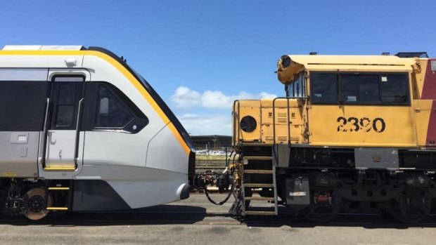 The first of Queensland's 2016 NGR trains arrive from India.