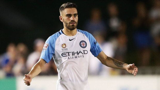 Moving on: Melbourne City midfielder Anthony Caceres.