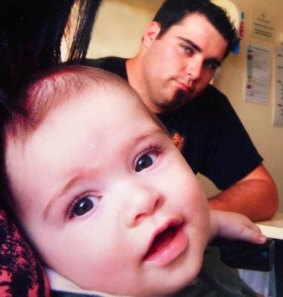 James Whitting with his son, Zayden.